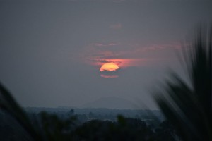 Sunset over Aranachula